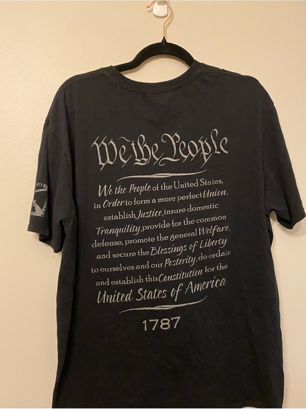 Men's 'We the People' Graphic Tee - Black